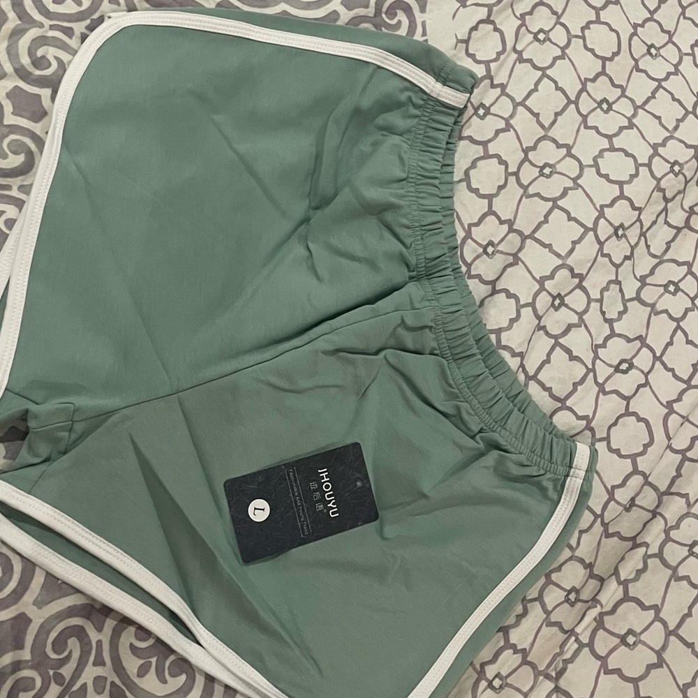 Green shorts